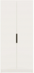 Riidekapp Mirtillo, valge v., 60 cm x 100 cm x 216 cm, 2 tk