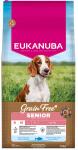 Kuiv koeratoit Eukanuba Senior Small & Medium, kalaliha, 12 kg