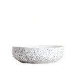 Serveerimiskauss Homla Caviano 774041, &Oslash; 29 cm, valge v./hall v., portselan