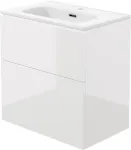 Vannitoakapp valamuga Deante Prizma, valge v., 38.5 cm x 60 cm x 60 cm