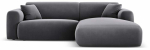 Nurgadiivan Cosmopolitan Design Nolio Velvet Casino Ash, tumehall v., parem, 170 x 235 cm x 72 cm