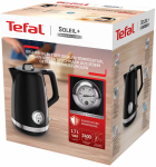 Elektriline veekeetja Tefal Soleil KO3558E0, 1.7 l, must v.