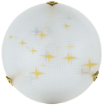 Valgusti lagi Candellux Lighting Stars 14-79520, E27, 2 x 60 W, valge v. / kuldne v., 40 x 40 cm