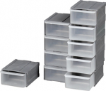 T&ouml;&ouml;riistakast Okko, 10.5 cm x 8 cm x 4.5 cm, must v.