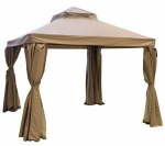 Aiatelk Home4you, 400 cm, hele pruun v.