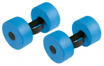 Raskuste komplekt Beco Aqua Dumbbell 9626 L, must/helesinine