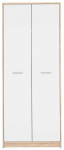 Esiku riidekapp Nepo Plus, tamm v., 80 cm x 54.5 cm x 197 cm
