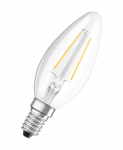 Lambipirn Osram LED, B35, 2700 &deg;K, E14, 1.5 W, 136 lm