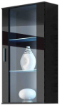 Vitriinkapp Cama Meble Soho 2, must v., 120 cm x 41 cm x 80 cm