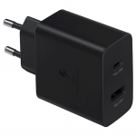 Telefoni laadija Samsung EP-TA220NBEGEU, USB Type C/USB Type A, 8.73 cm, must v., 35 W