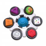 Arendav m&auml;ng Baby Einstein Curiosity Clutch Sensory, sinine v./valge v./must v.
