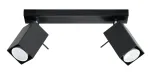 Valgusti lagi Sollux Merida 2 SL.0100, GU10, 2 x 40 W, must v. / must v.
