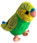 Pehme m&auml;nguasi Beppe Zoo Parrot, kollane v./roheline v., 13 cm