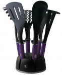 K&ouml;&ouml;giriistade komplekt Berlinger Haus Purple Eclipse BH-6323, must v./violetne v., 7 tk