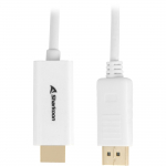 Kaabel Sharkoon Active Display port 1.2, HDMI, 2 m, valge