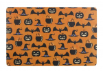Lauamatt Splendid Treat, 28.5 cm x 43.5 cm, Must/Oranž
