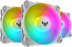 &Otilde;hkjahuti korpusele Asus TUF Gaming TF120 ARGB White Edition 3-Pack, 120 mm x 120 mm