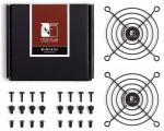 Ventilaatori v&otilde;re Noctua NA-FG1-8 Sx2 80mm, must v., 2 tk