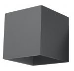 Valgusti lagi ja seinad Sollux Quad 1, G9, 1 x 40 W, antratsiit v.