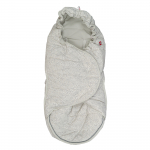 Talvine magamiskott beebile Lodger Cosy Toes Footmuff, hall v., 100 cm x 50 cm