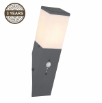 &Otilde;ue seinavalgusti Domoletti Corte DH7430, 15W, E27, IP44, antratsiit v., 8 cm x 33 cm