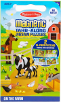 Magnetiline pusle Melissa & Doug On The Farm, mitmev&auml;rviline, 30 tk