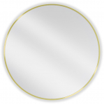 Peegel Mexen Loft Round, liimitav, 80 cm x 80 cm, kuldne v.