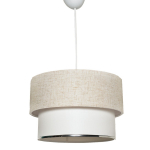 Valgusti rippuv Opviq Chandelier Corbeu, E27, valge v./beež v.