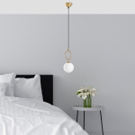 Valgusti rippuv Opviq Chandelier Ring 13433, valge v.