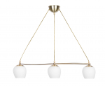 Valgusti rippuv Candellux Lighting Serano, E27, 3 x 60 W, pronks v.