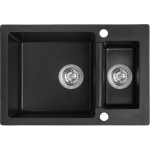 K&ouml;&ouml;givalamu Laveo Celia SBC_730T, Black, graniit, 65 cm x 44 cm x 17 cm, must v.