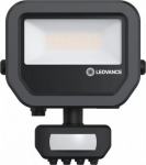 Prožektor liikumisanduriga, liigutatav Ledvance FLOODLIGHT 100, 850 - 1200 lm, 4000 &deg;K, IP65, must v.