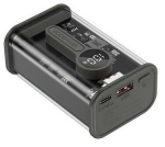 Akupank Gembird QC3.0, 9000 mAh, 18 - 20 W, l&auml;bipaistev v./must v.