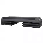 Treeningseadme lisatarvik, aeroobika stepper Springos FA0107, 41.5 cm, must v.