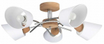 Valgusti lagi Spot-Light Mette, E27, 5 x 40 W, kroom v./tamm v.