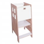 Montessori torn Kalune Design Kule, puit, pruun/valge, 90 cm x 41 cm x 50 cm