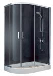 Du&scaron;ikabiin Besco Modern, pool&uuml;mar, aluseta, 120 cm x 90 cm x 190 cm