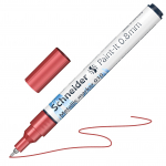 Tekstimarker Schneider Paint-lt 010, 0.8 mm, metall/punane