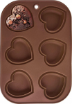 Muffinivorm Orion Sillinie Heart, pruun v., 30 cm x 20.5 cm