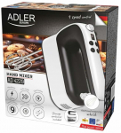 Mikser Adler AD 4229, valge v./must v.