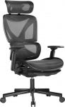 T&ouml;&ouml;tool ErgoWork Lumbacker, 72 x 68 x 114 - 128.5 cm, must v.
