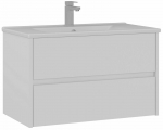 Vannitoakapp valamuga Kalune Design Side, valge matt v., 45 cm x 85 cm x 52 cm