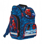 Seljakott Spiderman, sinine v., 36 cm x 28 cm x 16 cm