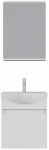 Vannitoa m&ouml;&ouml;bli komplekt Kalune Design Sole, valge matt v., 46 cm x 55 cm x 60 cm