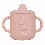 Tilaga tass Moomin, 150 ml, 6+ kuud, silikoon, roosa v.