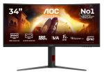 Monitor AOC CU34G4CA, Fast TN, 180 Hz, UWQHD, 34"