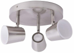 Valgusti lagi CristalRecord Ice 25-613-01-002, LED, 4000 &deg;K, 3 x 5 W, valge v. / nikkel v.