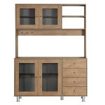 Multifunktsionaalne k&ouml;&ouml;gikapp Kalune Design Grano 140, tamm v., 140 cm x 40 cm x 187 cm