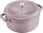 Emailitud malmpott Staub 40508-859-0, &Oslash;24 cm, 3.7 l, lilla v.
