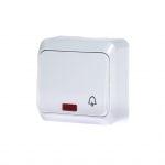 Nupp Schneider Electric Prima, 1 sl., valge v.